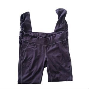 Anue Deep purple leggings Ruched Small